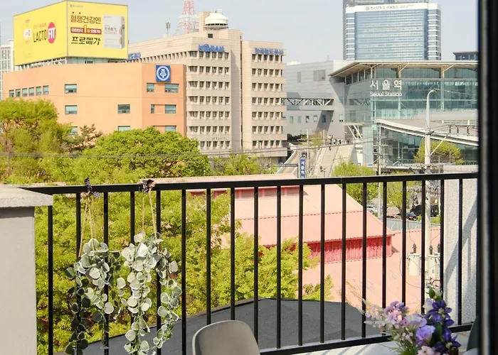 2호점 New 2br 3min Station Elevator Terrace Namsan View Free Luggage *